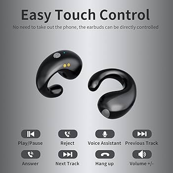 Ear Clip Earphones Bluetooth 5.4 Wireless